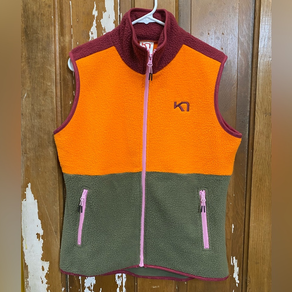 Kari Traa Cozy Colorful Fleece Vest